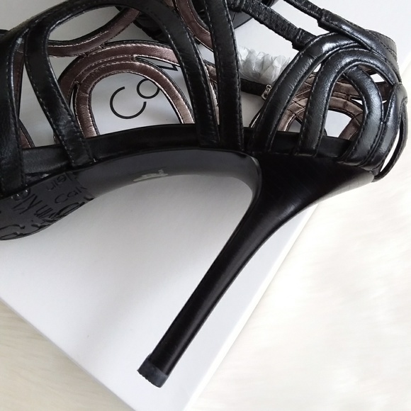 Calvin Klein 'Dylan' Caged Sandals - Picture 6 of 8